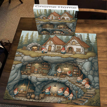 Gnome Home Jigsaw Puzzle 1000 Pieces